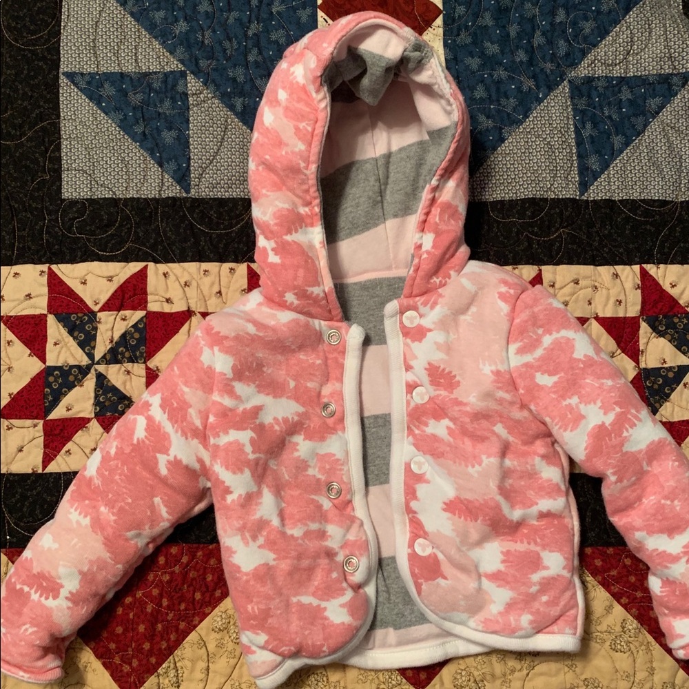 Burts bees baby reversible jacket